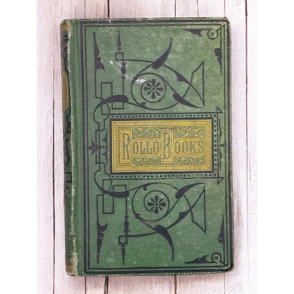 VTG COLLECTIBLE ROLLO BOOK 1872 Learning To Read New Edition Revised By Author